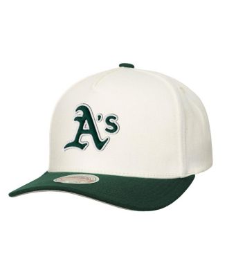 Mitchell & Ness - Men's&nbsp;Cream Athletics Stretch-Snapback Hat