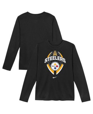 Nike - Toddler Black Pittsburgh Steelers Primetime Legend Icon&nbsp;Long Sleeve Performance T-Shirt