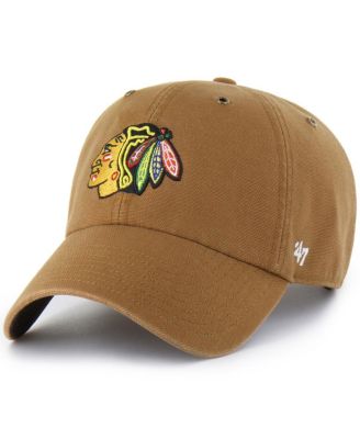Carhartt x '47 - Men's Brown Chicago Blackhawks Clean Up Adjustable Hat