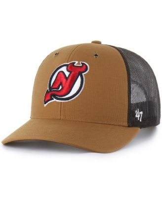 Carhartt x '47 - Men's Brown New Jersey Devils Trucker Adjustable Hat