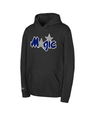 Mitchell & Ness - Toddler Black Orlando Magic Retro Logo Pullover Hoodie