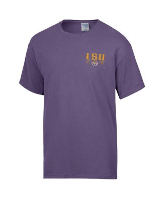 Men's Purple LSU Tigers Big Name T-Shirt