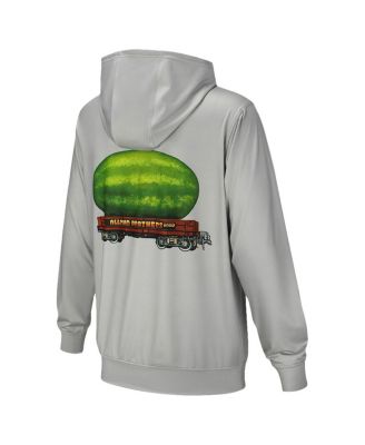 Men's and Women's Gray The Allman Brothers Band Watermelon Pullover Hoodie
