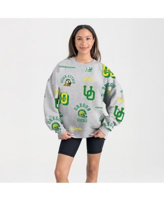 Gameday Couture - Women's Gray Oregon Ducks Always on Repeat Fleece Sweatshirt