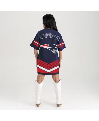 Gameday Couture Women's Navy New England Patriots Perfect Score Vintage T-Shirt  Dress - Macy's
