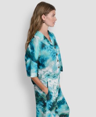 Women's Short Sleeve Printed Top