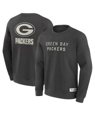 Fanatics - Men's Charcoal Green Bay Packers Elements Future Ground Lettering Pullover Sweatshirt