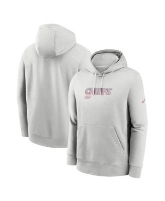 Nike - Men's Gray Kansas City Chiefs Edge Pack French Terry Club Pullover Hoodie