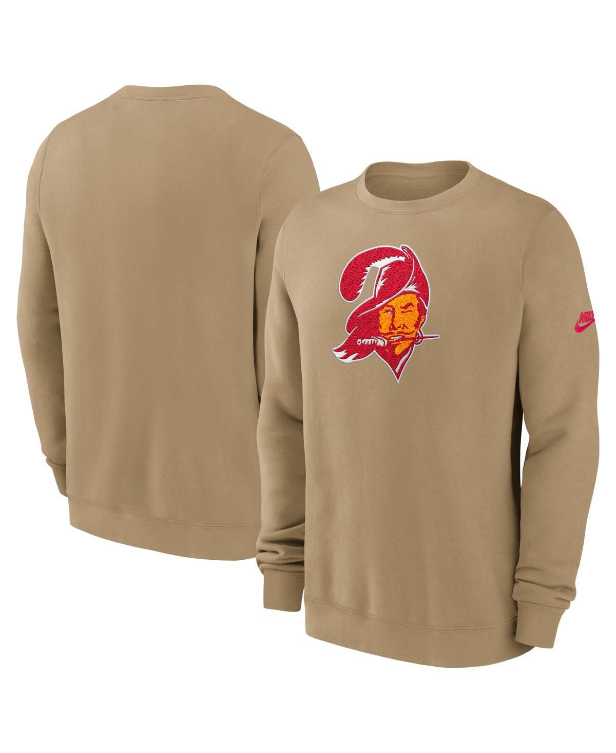 Мужская коричневая толстовка-пуловер Tampa Bay Buccaneers Swing Pass Rewind Club