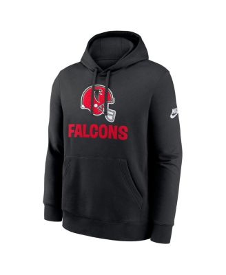 Men's Black Atlanta Falcons Best Season Rewind Club Pullover Hoodie