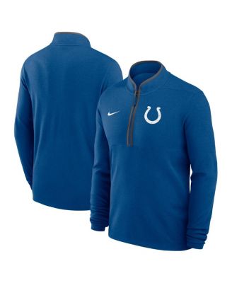Nike - Men's Royal Indianapolis Colts Lightweight Victory Dri-FIT Half-Zip Pullover Hoodie