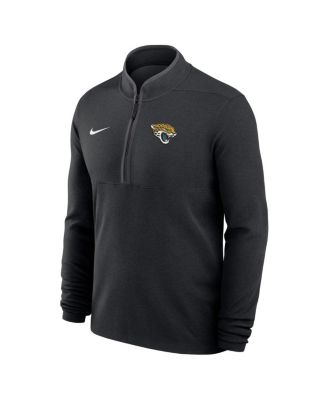 Men's Black Jacksonville Jaguars Lightweight Victory Dri-FIT Half-Zip Pullover Hoodie