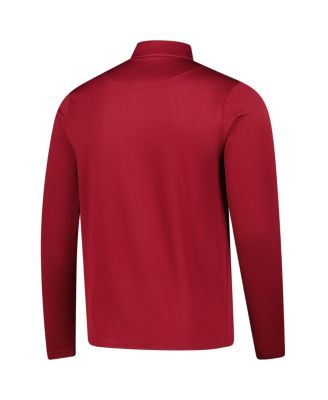 Men's Wine Cleveland Cavaliers 2025/26 Authentic Coaches Quarter-Zip Dri-Fit Sweatshirt