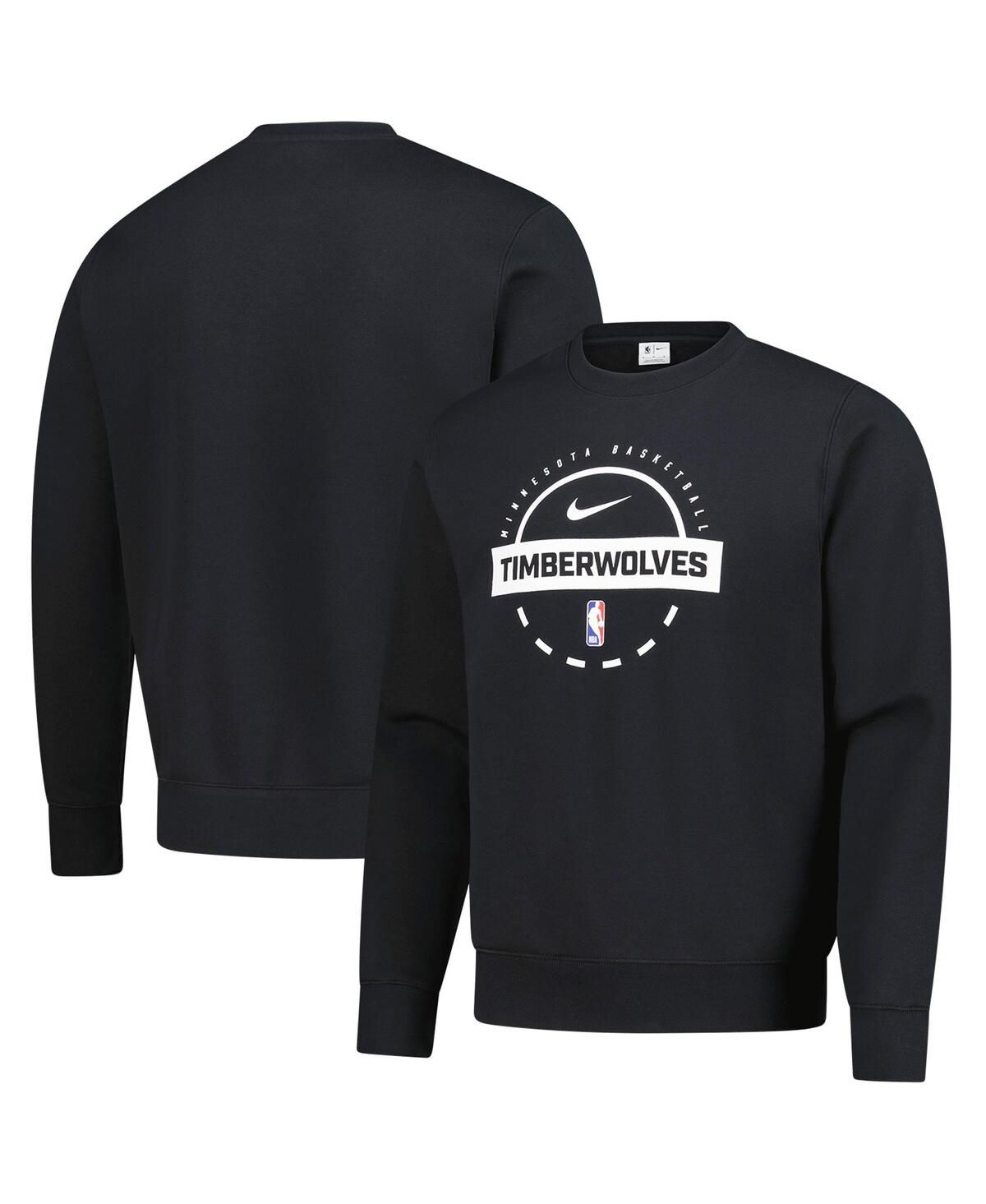 Мужская черная толстовка Minnesota Timberwolves 2025/26 Authentic Practice Club