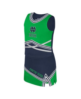 Big Girls 2-Piece Navy Notre Dame Fighting Irish Lollipop Park Cheer Set