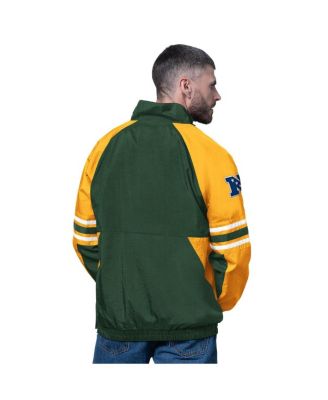 Men's Green Green Bay Packers Prospect Half-Zip Pullover