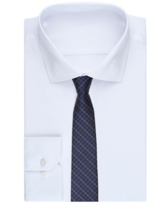 Men's Fayette Grid Classic Tie, Macy's Exclusive