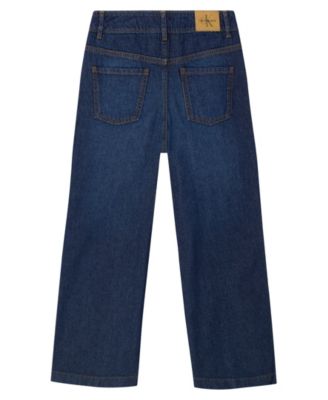 Girls' 7-16 Wide-Leg Denim Jeans