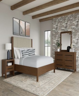 Davie King 3-Pc. Set (Panel Bed, Dresser & 1-Drawer Nightstand)