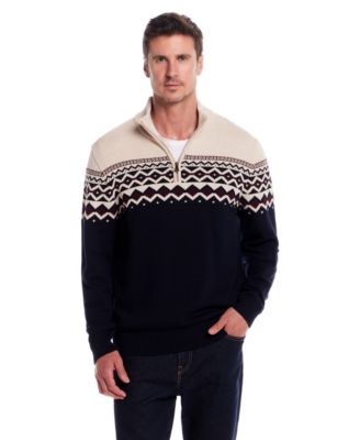 Men's Icelandic Quarter Zip Sweater
