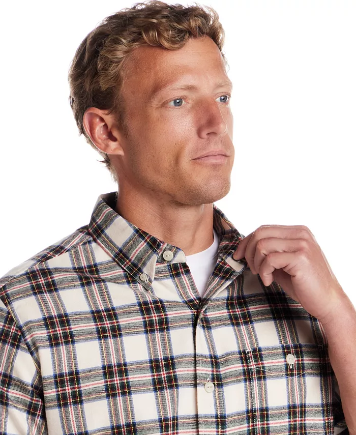 Men's Plaid Flannel Shirt - thumbnail 2