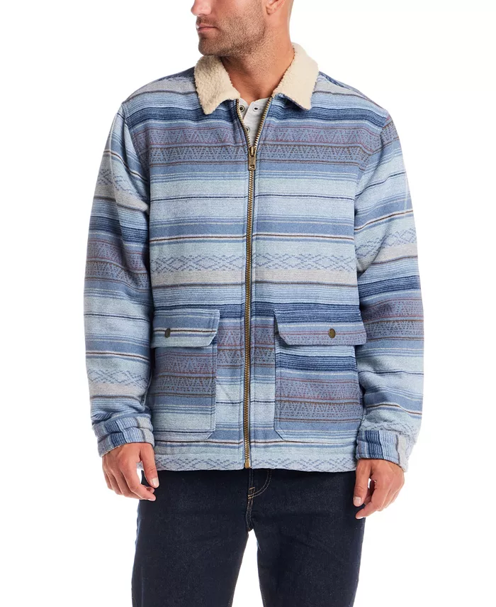 Men's Berber Lined Zip Front Rancher Jacket