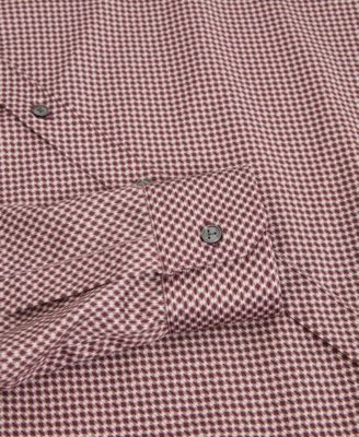 Men's Jozef Slim Mini Geometric Print Long Sleeve Shirt