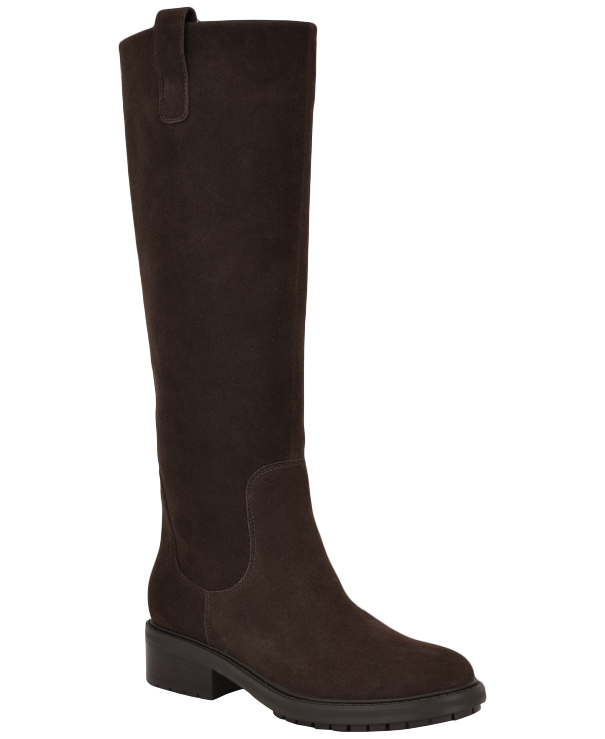 Calvin Klein Women's Pauline Tall Riding Boots In Brown