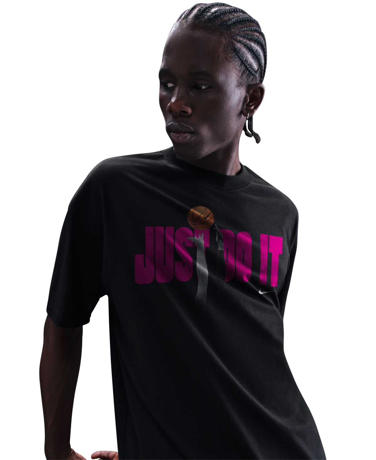 Nike Men's Basketball T-shirt In Black