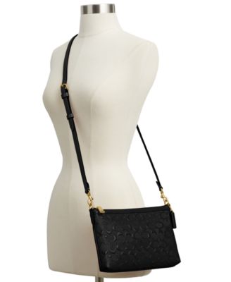 Legacy Small Signature Patent Leather Crossbody Bag
