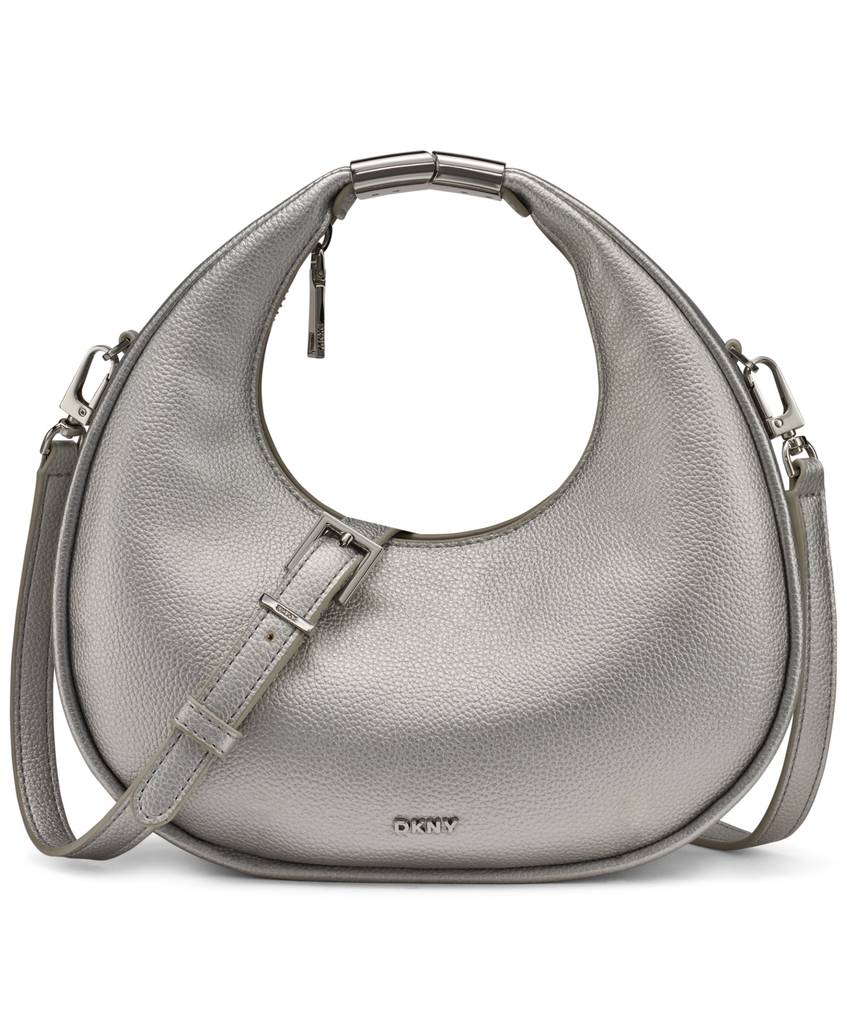 Dkny Margot Crescent Small Crossbody Bag In Gray