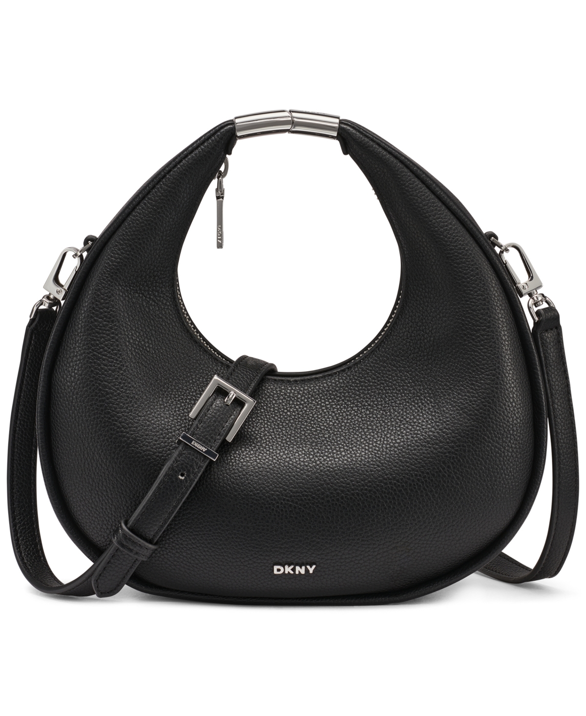 Dkny Margot Crescent Small Crossbody Bag In Black
