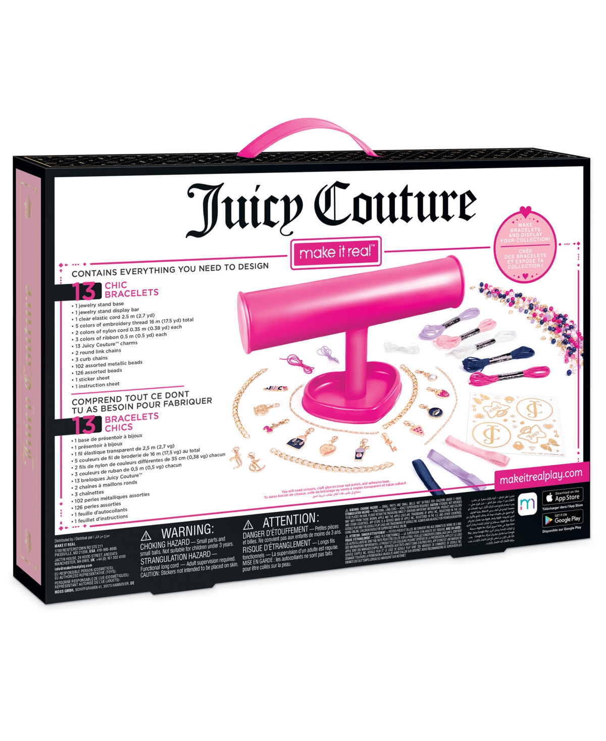 Make It Real Juicy Couture Dazzle And Display Do It Yourself Bracelets In Multi