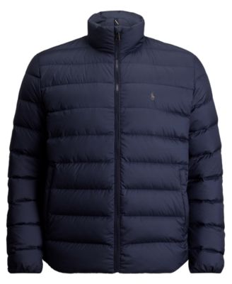 Men's Big & Tall Packable Mock Neck Jacket