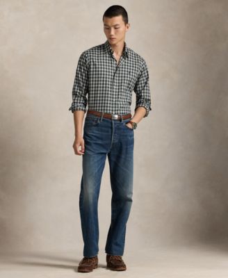 Men's Classic-Fit Plaid Twill Shirt 
