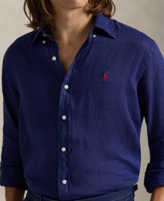 Men's Classic Fit Linen Shirt	