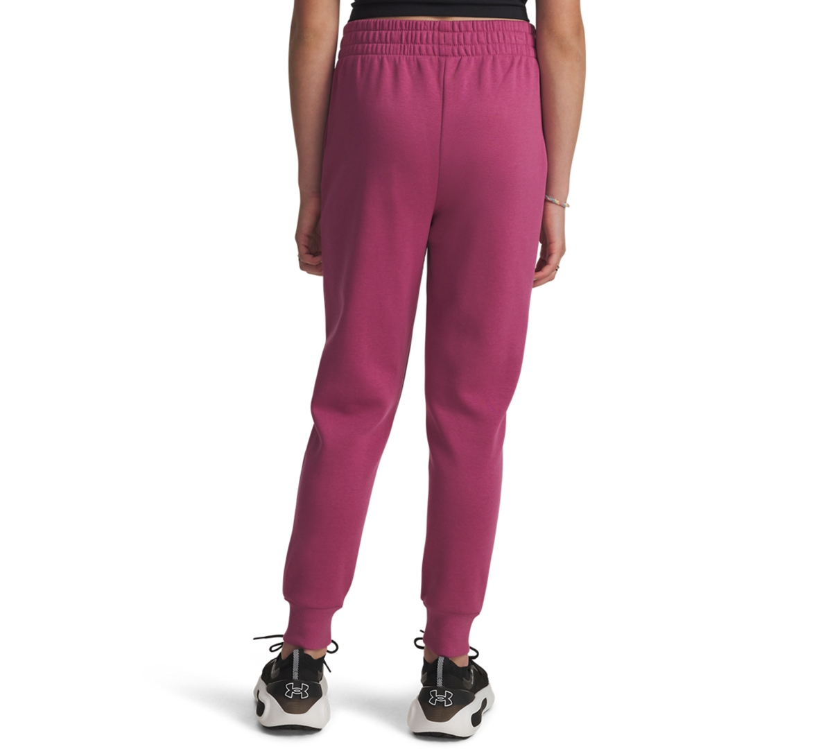 Under Armour Girls 6-20 Rival Fleece Joggers In Red