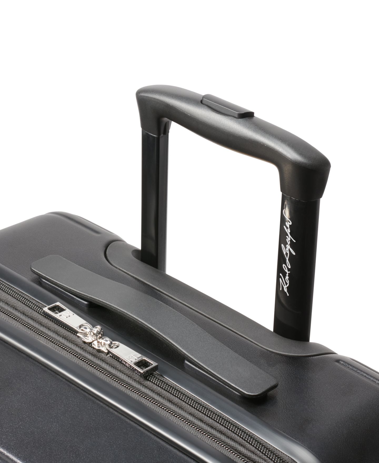 Чемодан KARL LAGERFELD PARIS Sentimental Voyage 21" Upright Luggage, цвет: Чёрный — фото 10