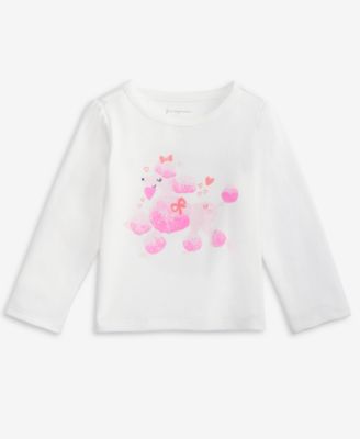 First Impressions - Baby Girls Poodle Long-Sleeve T-Shirt
