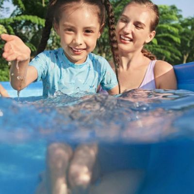 Steel Pro MAX 15' x 48" Round Above Ground Swimming Pool for Backyard