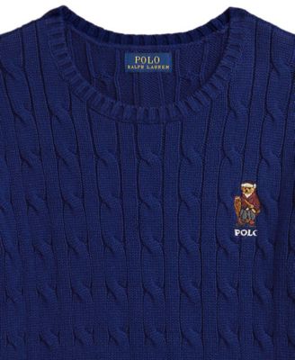 Boys' 2-7 Cable-Knit Sweater