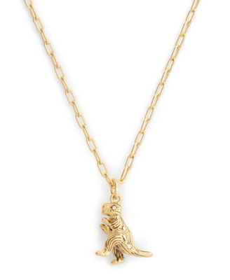 Gold Plated Rexy Pendant Necklace
