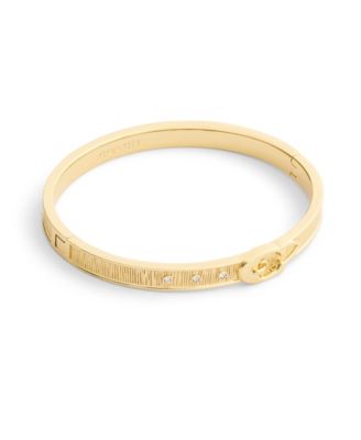 Gold Plated Buckle Bangle Bracelets