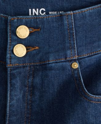 Petite High-Rise Wide-Leg Jeans, Macy's Exclusive