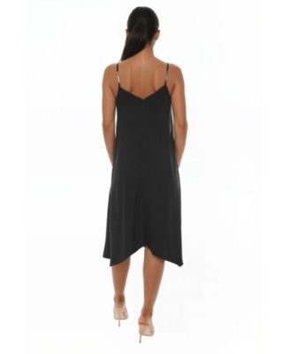 Women's V-Neck A-Line Hanky Dress