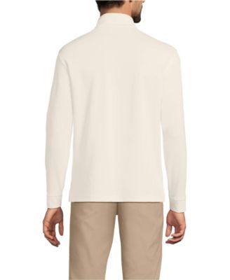 Men's Long Sleeve Cooling Performance Pique Quarter Zip