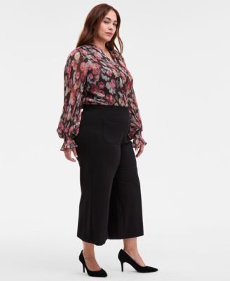 Plus Size Stretch Bootcut Pants