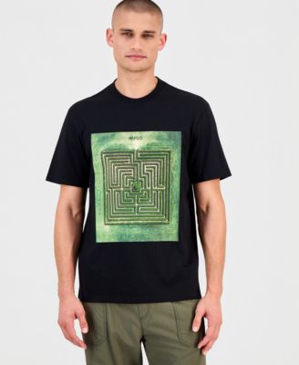 Hugo Boss - Men's Dabryn Relaxed-Fit Printed T-Shirt