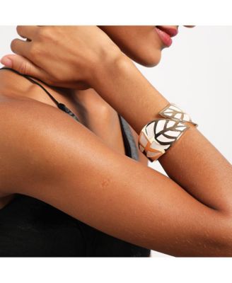 Women's Foliage Statement Bracelet