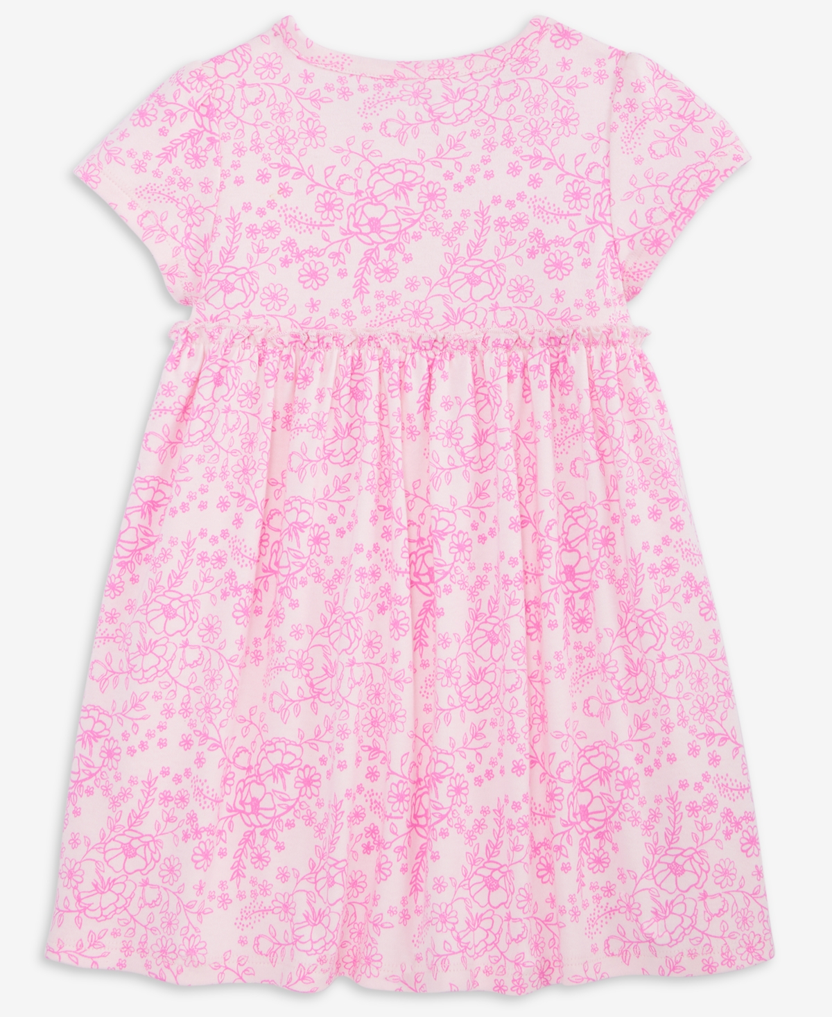 First Impressions Girls Toddler 2T-4T Linear Flower Printed Dress, Macy's Exclusive